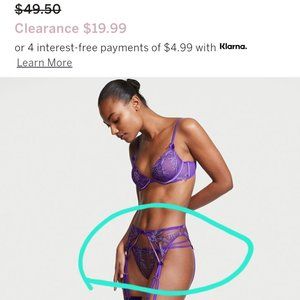VICTORIA'S SECRET NWT CLINTER/GARTER BELT